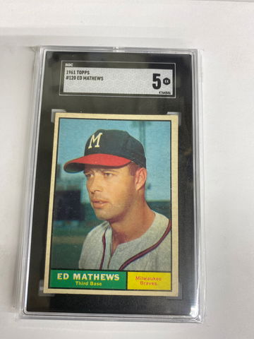 1961 Topps #120 Ed Mathews 