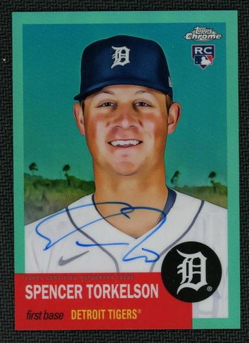 2022 Topps Chrome CP-PA-ST Spencer Torkelson Rookie /150 Detroit Tigers Auto