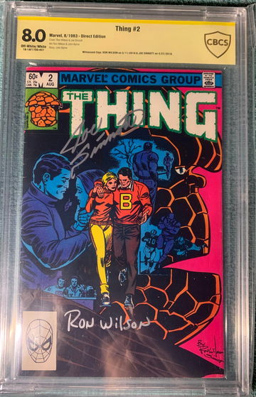 THE THING #2 - SINNOTT & WILSON SIGS