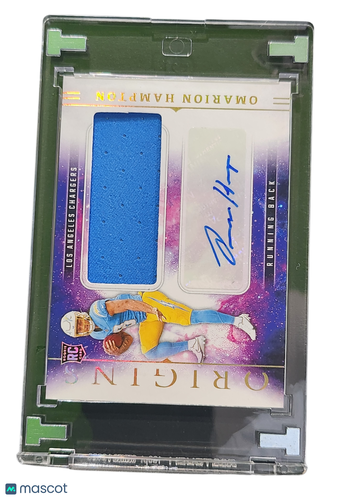 2025 Panini Origins Omarion Hampton #RJJ-OHN Patch RC Jersey