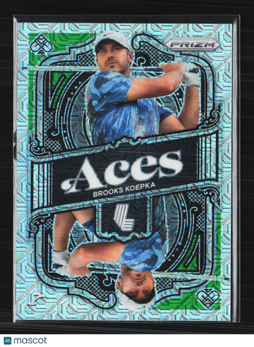 2024 Panini Prizm LIV Golf Aces Brooks Koepka #5 Teal Mojo /54