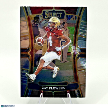 2023 Panini Select Draft Picks Zay Flowers #17 [Base] Rookie Base Set