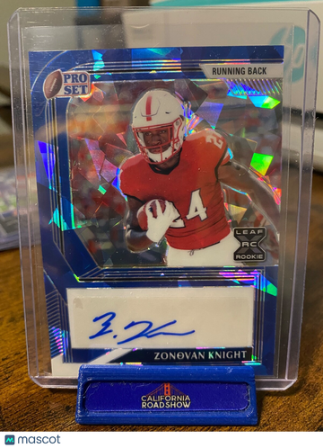 2022 Pro Set Zonovan Knight #PA-ZK1 Parallel/Variety Leaf