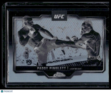 2025 UFC Chrome Paddy Pimblett #177 Negative Refractor