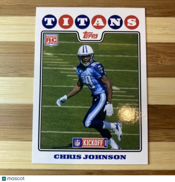 🔥Chris Johnson 2008 Topps RC #351 Tennessee Titans Legend CJ2K