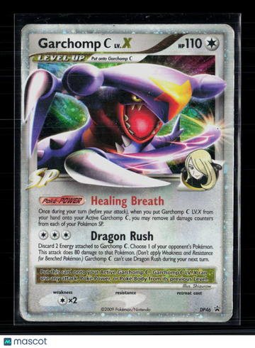 2009 DP Garchomp C Holo Black Star Promo #DP46