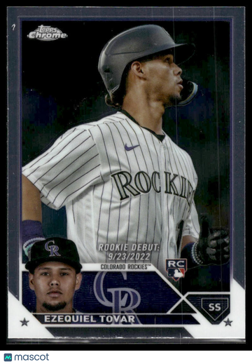 2023 Topps Chrome Update Ezequiel Tovar #USC91