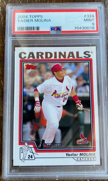 2004 Topps Yadier Molina RC PSA 9