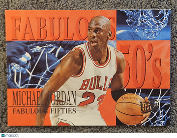 1995 Fleer Ultra Fabulous Fifties 50's Michael Jordan #5