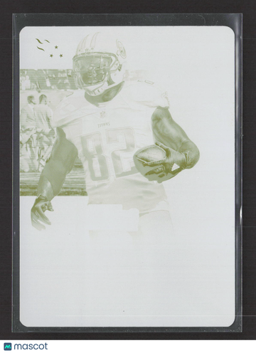 2019 Panini Plates & Patches Delanie Walker #NI-DW Yellow Printing /1 Printing Plate