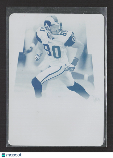 2008 Donruss Threads Isaac Bruce #48 Cyan Printing Plate /1 Printing Plate