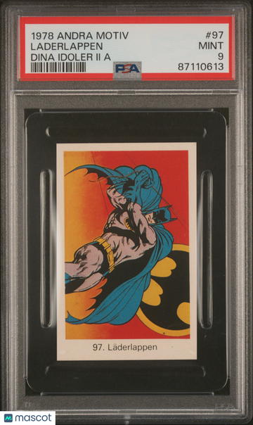 1978 Andra Motiv Dina Idoler II A Laderlappen #97 PSA 9