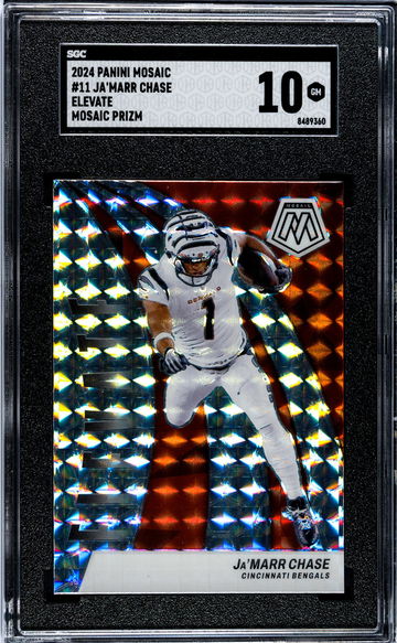 2024 Mosaic #11 Ja'Marr Chase Elevate SGC 10