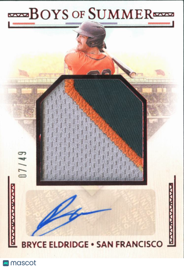 2024 Panini Boys of Summer Bryce Eldridge #JMS-BE /49 Patch Memorabilia