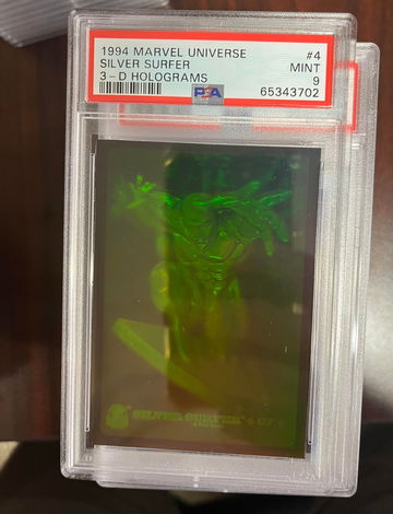 1994 Marvel Universe Silver Surfer 3-D Holograms PSA 9 RARE