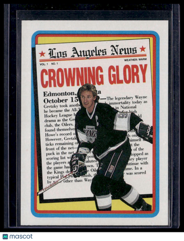1990-91 Topps Wayne Gretzky #3 Collector's Edition (Tiffany)