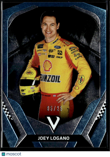 Joey Logano 2018 Panini Victory Lane Racing Blue /25 Team Penske
