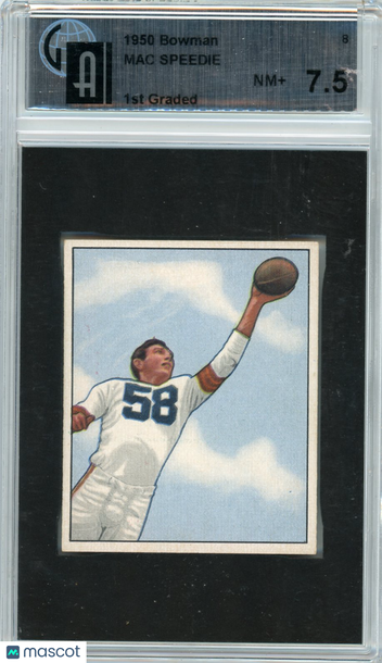 1950 Bowman Mac Speedie GAI 7.5