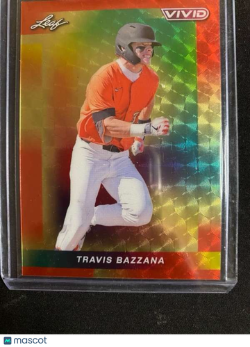 2023 Leaf Vivid - Super Prismatic Gold Travis Bazzana #43