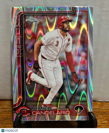 2025 Topps Chrome - Raywave Refractors Jeimer Candelario #85