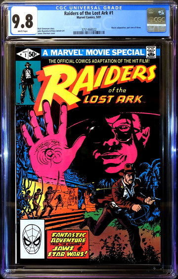Raiders of the Lost Ark #1 🔥1st appearance INDIANA JONES (1981) 🔥 CGC 9.8 - WP