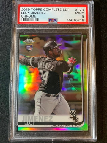2019 Topps Eloy Jimenez Rookie PSA 9