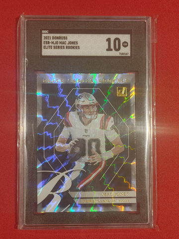 2021 Donruss Elite Series Rookies New England Patriots Mac Jones 