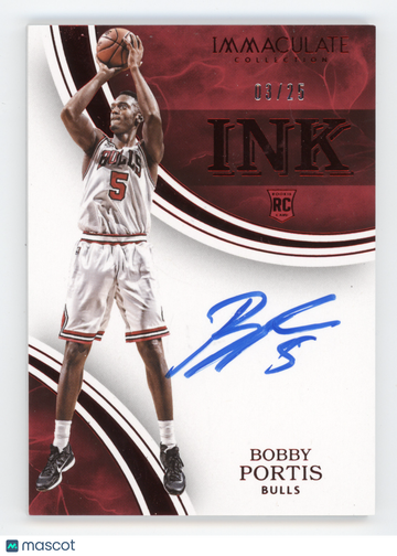 2015 Panini Immaculate Collection Ink Bobby Portis #IK-BPO /25 RC