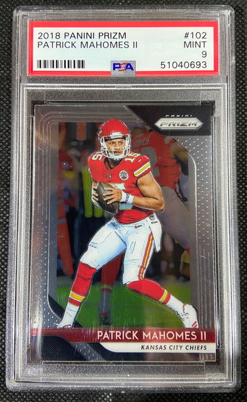 2018 Panini Prizm Patrick Mahomes PSA 9 MINT