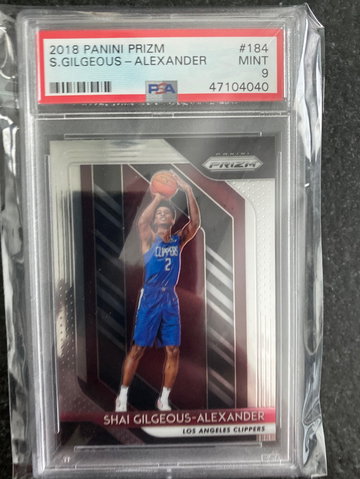 Shai Gilgous-Alexander Prizm Psa 9
