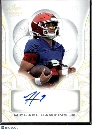 Michael Hawkins Jr. 2024 Leaf Trinity Auto /3