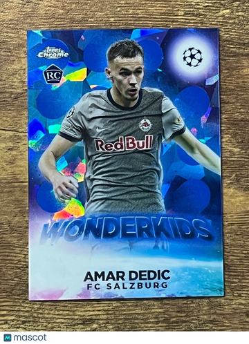 2023 Topps Chrome Sapphire Wonderkids Amar Dedic #W-14 Sapphire Rookie Insert