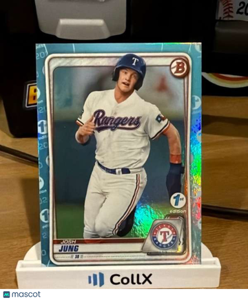 2020 Bowman Draft 1st Edition - Sky Blue Josh Jung #BD-197