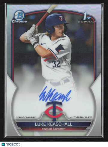 2023 Bowman Chrome Luke Keaschall #CDA-LK Refractor 1st Bowman