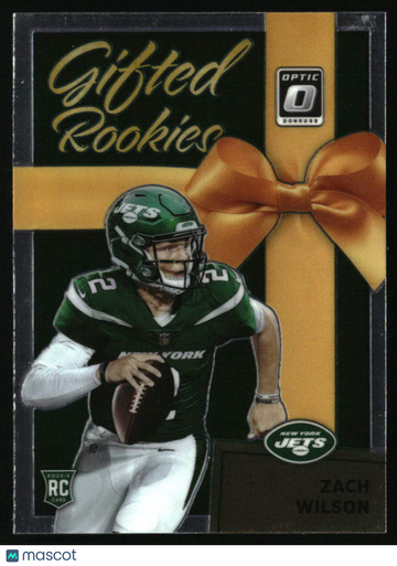 2021 Panini Donruss Optic Gifted Rookies Zach Wilson #GR-2 Rookie Insert New York Jets