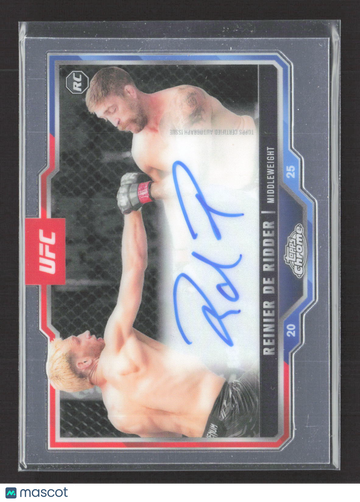 2025 Topps Chrome UFC Reinier de Ridder #CRA-RR RC