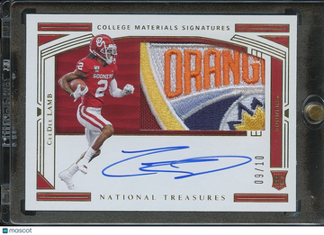 2020 CeeDee Lamb Patch Rookie Panini Authentic