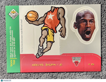 1998 Upper Deck UD Choice #30 Michael Jordan Mini Bobbing Head