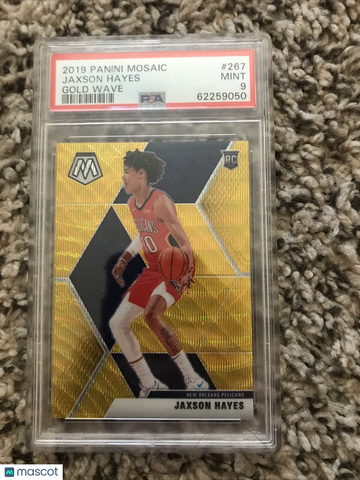 Jaxson Hayes Gold Wave PSA 9, Rookie Card