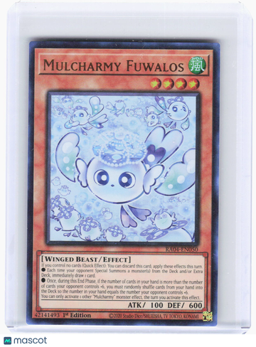 Quarter Century Stampede Mulcharmy Fuwalos (PCR) Foil Prismatic Collector's Rare 1st Edition #RA04-EN050