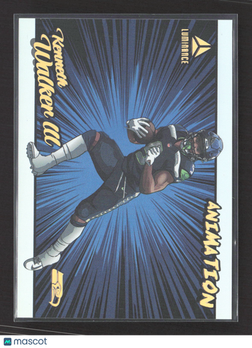 2023 Panini Luminance Animation Kenneth Walker III #ANI-1
