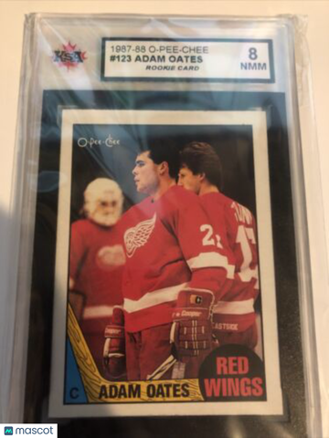 1987-88 O-Pee-Chee Adam Oates #123 Rookie KSA 8