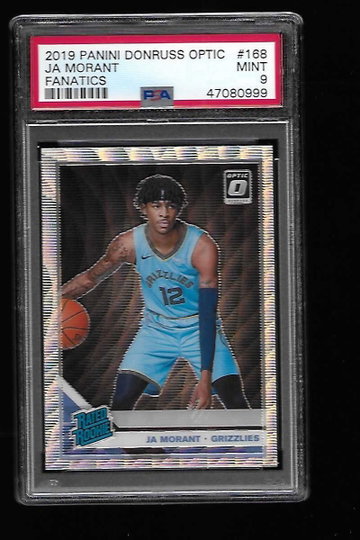 2019 Donruss Optic Fanatics JA Morant PSA 9