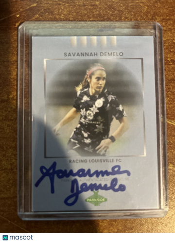 2022 Parkside Paramount NWSL Savannah Demelo Blue Rookie