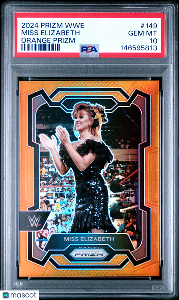 2024 Panini Prizm WWE Miss Elizabeth #149 Orange /99 PSA 10