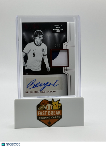 2025 Panini Road to FIFA World Cup Benjamin Cremaschi #BW-BC /5 Patch Memorabilia