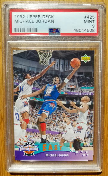 1992 Upper Deck #425 Michael Jordan PSA 9 MINT