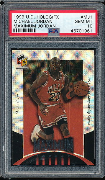 1999 UD HoloGrFx Maximum Jordan Michael Jordan PSA 10