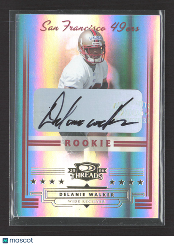 2006 Donruss Threads Delanie Walker #274