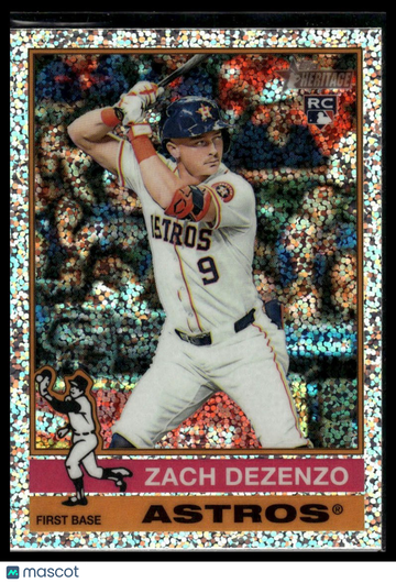 2025 Topps Heritage Zach Dezenzo #404 Chrome Silver Sparkle Refractor RC